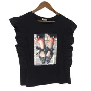 Why Dress Ruffled Top Sz X-Large